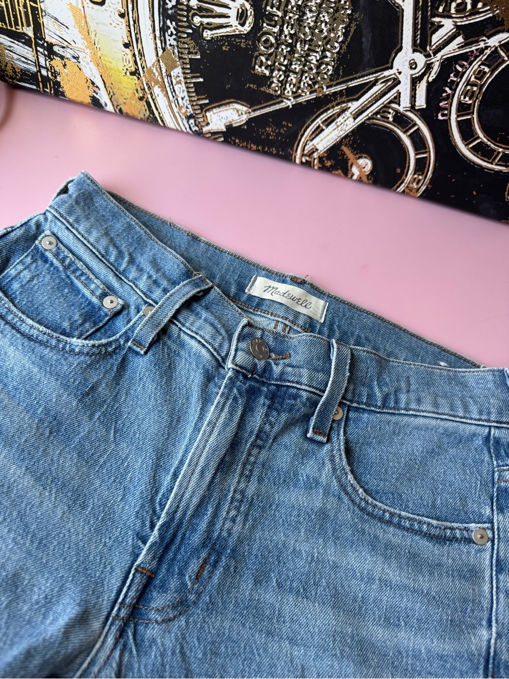 Vintage Madewell Women's High-Rise Light Blue Denim Jeans
